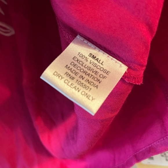 $235 NWT Double D Ranch Size Small Pink Che Wa Wa Button Down Top Western - Picture 4 of 6